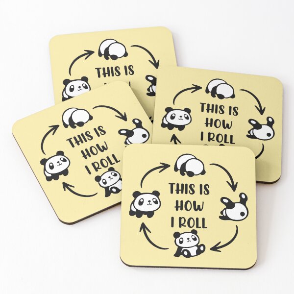 Item preview, This is How I Roll - Funny Panda designed and sold by Asdella.
