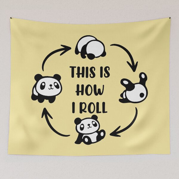 Item preview, This is How I Roll - Funny Panda designed and sold by Asdella.
