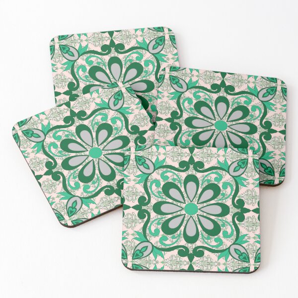 Item preview, Green Repeat Pattern - Floral  designed and sold by SemDesigns1.