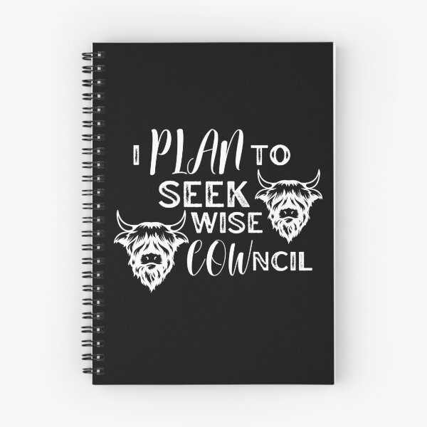 Item preview, I plan to seek wise Council "Cowncil" Funny cow puns designed and sold by FarmsteadAcers.
