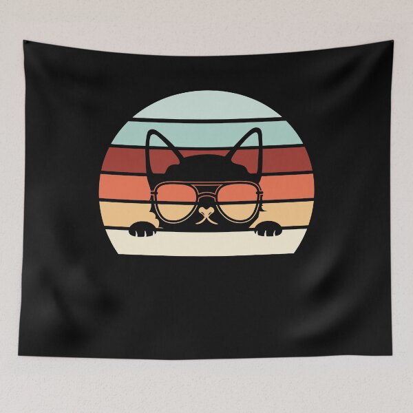 Item preview, Silly Funny Kitty Cat Sunglasses Vintage Sunset designed and sold by Xx4thseasonxX.