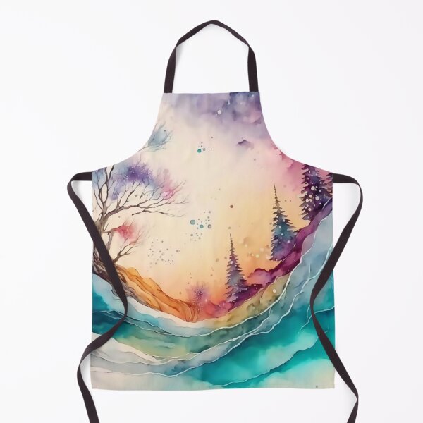 Item preview, Magical Landscape Watercolor, Fantasy Abstract designed and sold by Orianah.