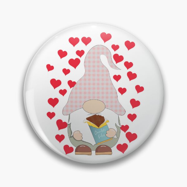 Item preview, Cute Gnome eating Chocolate designed and sold by atedesigns.