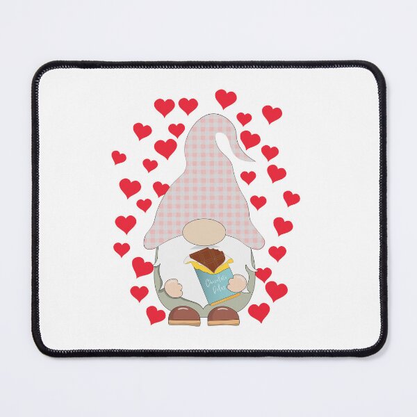 Item preview, Cute Gnome eating Chocolate designed and sold by atedesigns.