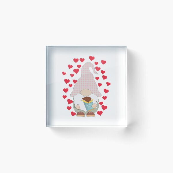 Item preview, Cute Gnome eating Chocolate designed and sold by atedesigns.