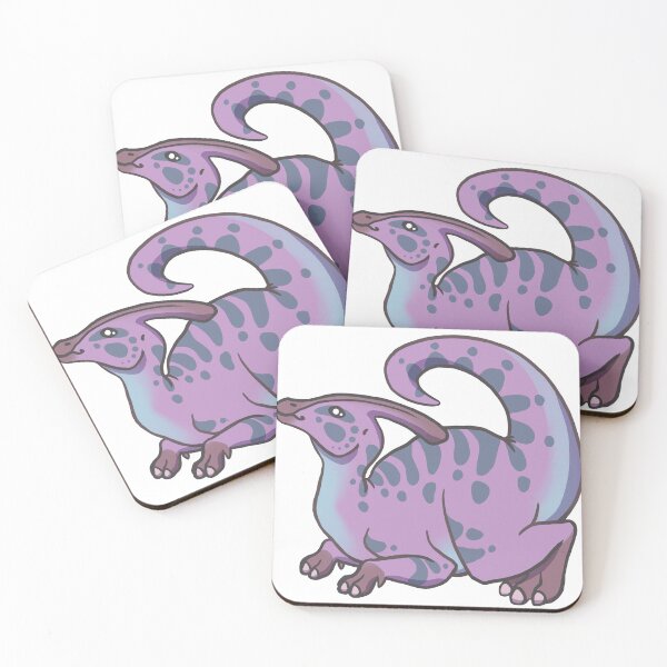 Item preview, Parasaurolophus Dinosaur Purple Left designed and sold by ArtMongoose.