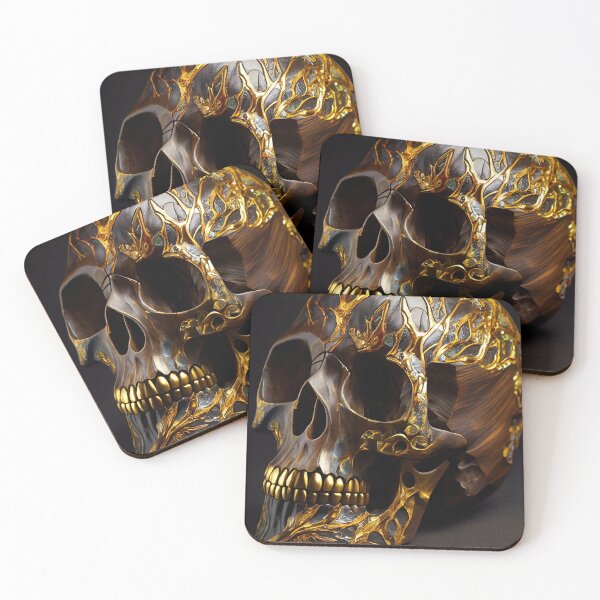 Item preview, Wooden Skull designed and sold by OccultDreams.