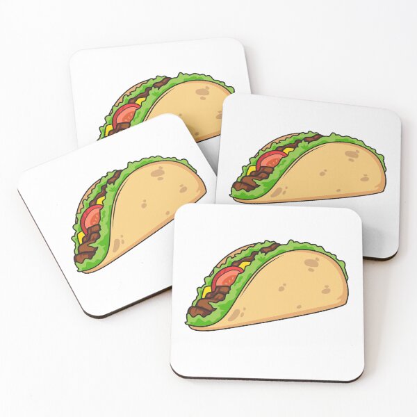 Item preview, Taco cartoon illustration designed and sold by Misscartoon.