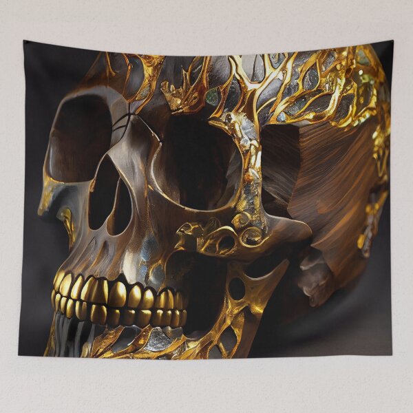 Item preview, Wooden Skull designed and sold by OccultDreams.