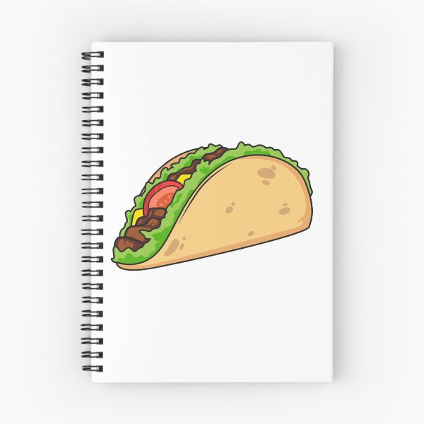 Item preview, Taco cartoon illustration designed and sold by Misscartoon.