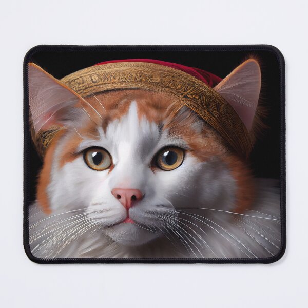 Item preview, Turkish Van King Cat Breed Portrait Royal Renaissance Animal Painting designed and sold by Nalaxation.