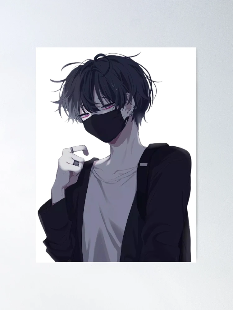 grizzled-fly88: Cute Filipino Anime boy wearing school uniform, black mask  cute aesthetic profile picture .1