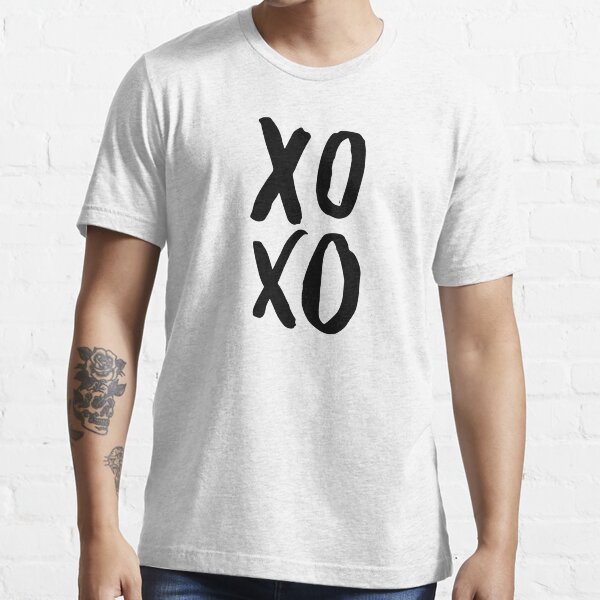 "XOXO Poster, Modern Wall Art, Brush Script" Tshirt for Sale by