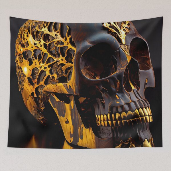 Item preview, Wooden Skull Reflection designed and sold by OccultDreams.