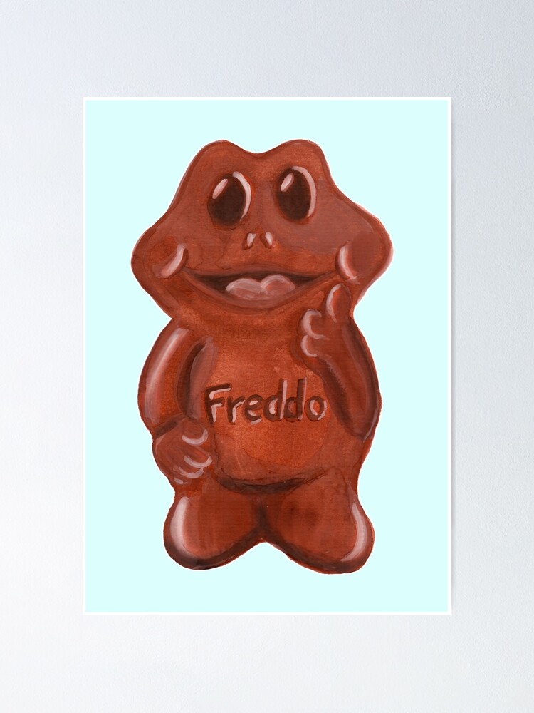 "Freddo Frog" Poster by makemerriness Redbubble