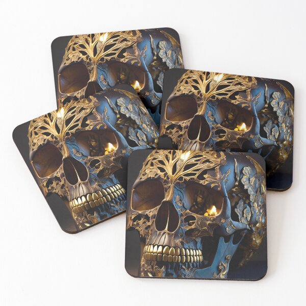 Item preview, Wooden Skull (Variation) designed and sold by OccultDreams.