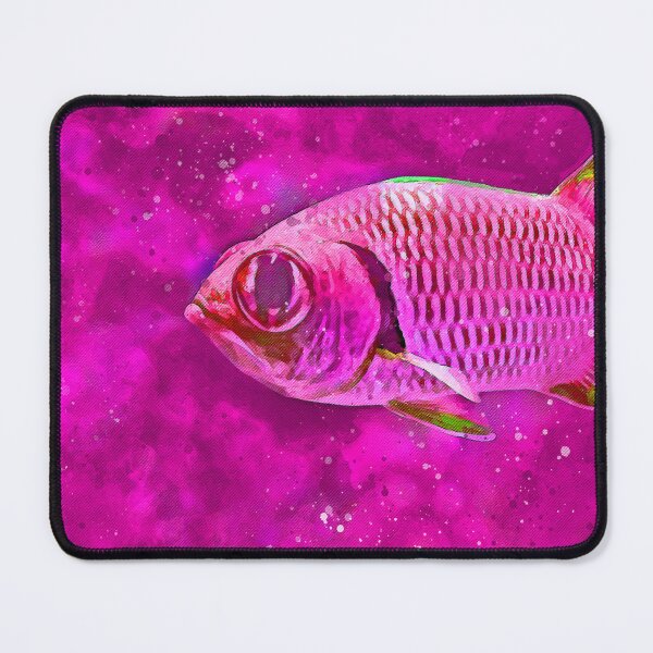 Artikelvorschau, Karpfen-Fisch-Rosa-Aquarell-Malerei-Kunst entworfen und verkauft von getlyart.