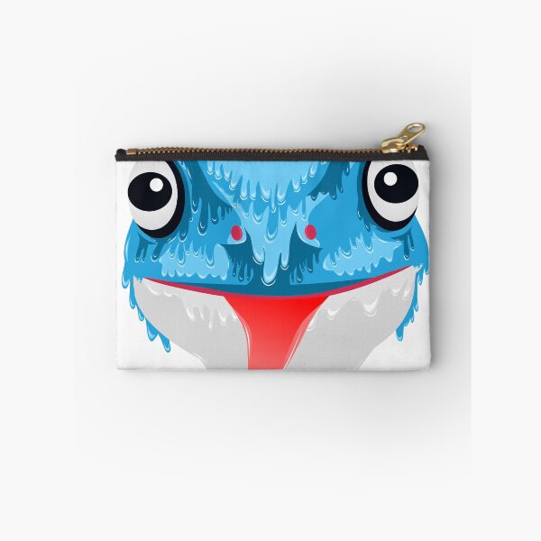 Item preview, Cute Blue Frog grime art designed and sold by AmsaOza.