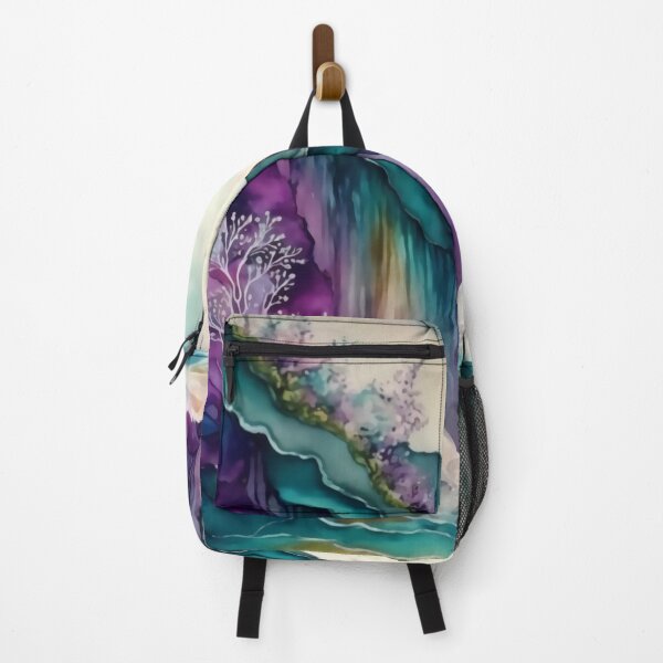 Item preview, Magical Waterfall Landscape Watercolor, Fantasy Abstract designed and sold by Orianah.