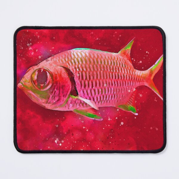 Item preview, Red Carp Fish Painting Art designed and sold by getlyart.