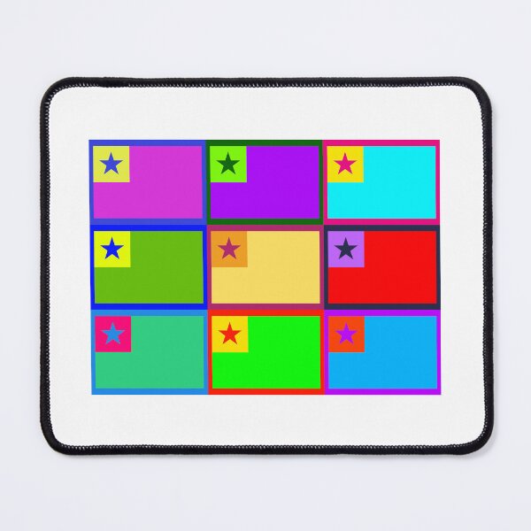 Item preview, Esperanto Flag Andy Warhol Style designed and sold by Esperanta Arto.