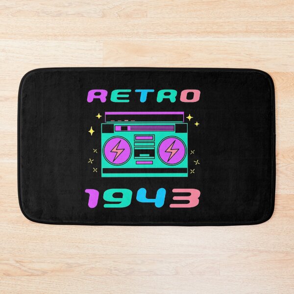 Item preview, 80 Years Old 70s Nostalgia Decorations Funny 1943 Cool 80th Birthday designed and sold by CoolCreative.
