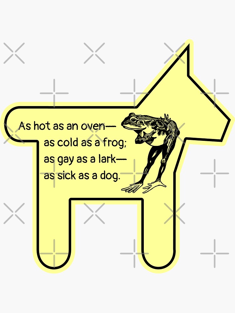 "As Hot as an Oven" Sticker for Sale by BrokenRhymes Redbubble