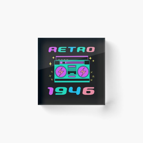 Item preview, 77 Years Old 70s Nostalgia Decorations Funny 1946 Cool 77th Birthday designed and sold by CoolCreative.