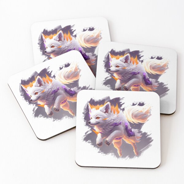 Item preview, Cool arctic white and orange wolf design designed and sold by Wolf-Bros.