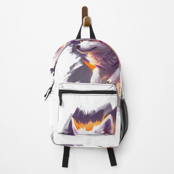 Item preview, Cool arctic white and orange wolf design designed and sold by Wolf-Bros.