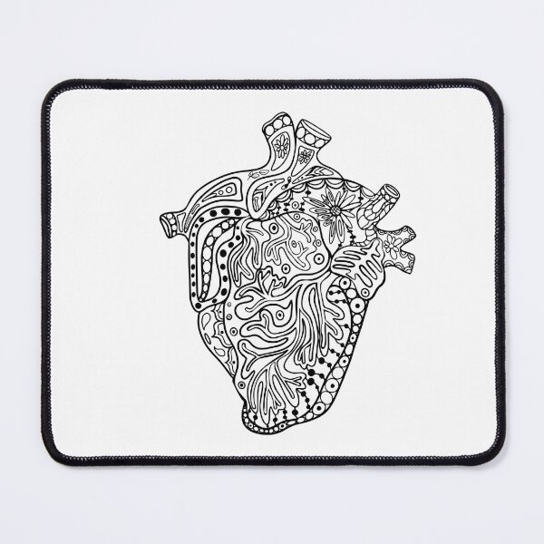Item preview, Human heart in patterns. Ornament, zen. designed and sold by Anastasiia Yurevych.