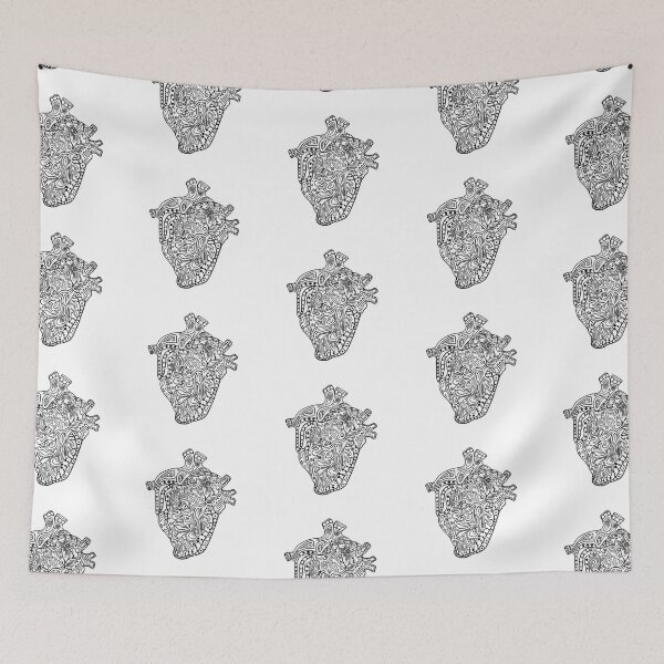 Item preview, Human heart in patterns. Ornament, zen. designed and sold by Anastasiia Yurevych.