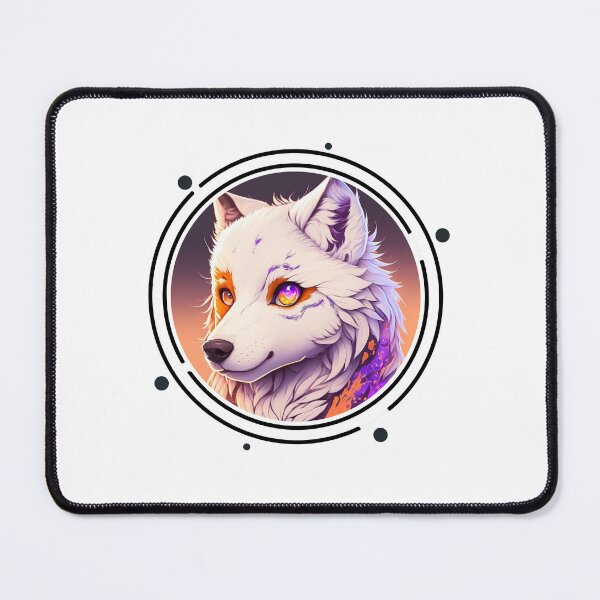 Item preview, Cool arctic white and orange wolf design 3 designed and sold by Wolf-Bros.