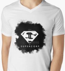 Camiseta para hombre de cuello en v SuperCorp