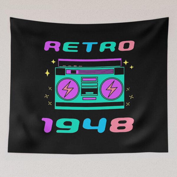 Item preview, 75 Years Old 70s Nostalgia Decorations Funny 1948 Cool 75th Birthday designed and sold by CoolCreative.
