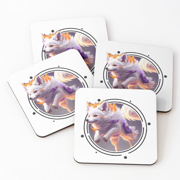 Item preview, Cool arctic white and orange wolf design 4 designed and sold by Wolf-Bros.