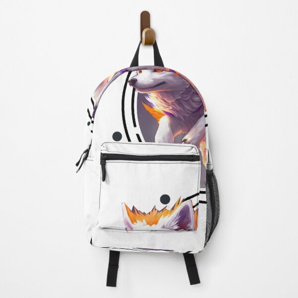 Item preview, Cool arctic white and orange wolf design 4 designed and sold by Wolf-Bros.