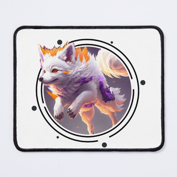 Item preview, Cool arctic white and orange wolf design 4 designed and sold by Wolf-Bros.