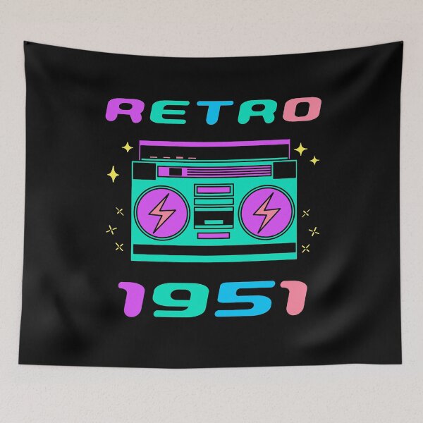 Item preview, 72 Years Old 70s Nostalgia Decorations Funny 1951 Cool 72nd Birthday designed and sold by CoolCreative.