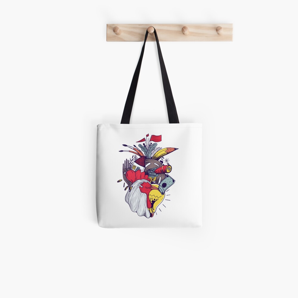 Creative Heart Tote Bag