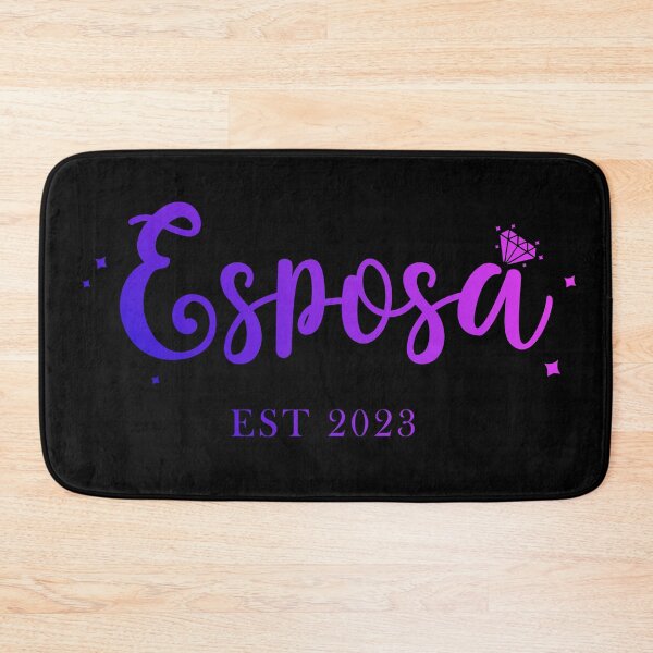 Item preview, Esposa est 2023 - navy blue rainbow version - wife since 2023 - Bride to be 2023 designed and sold by ALLURE-minimal.