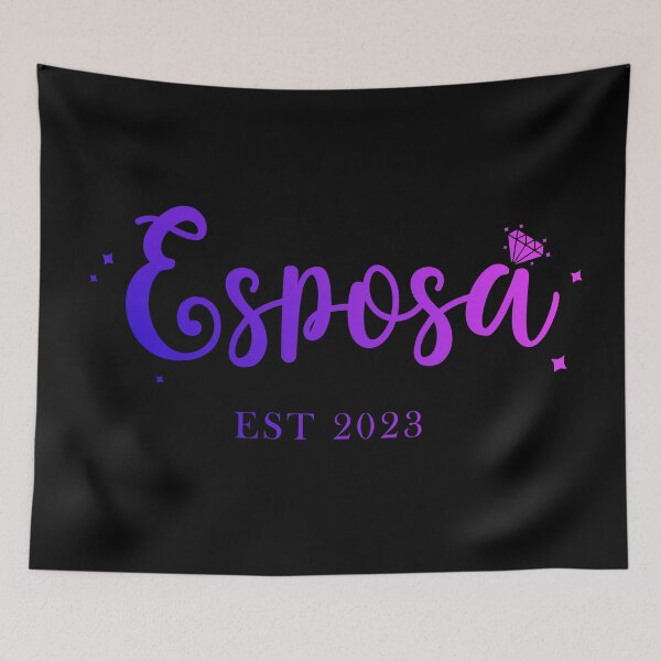 Item preview, Esposa est 2023 - versión arcoiris azul marino - esposa desde 2023 - Novia a ser 2023 designed and sold by ALLURE-minimal.