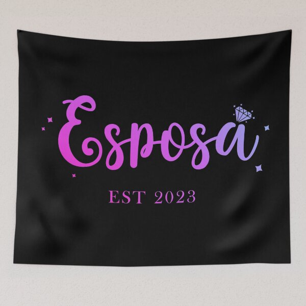 Item preview, Esposa est 2023 - versión arcoiris violeta - esposa desde 2023 - Novia a ser 2023 designed and sold by ALLURE-minimal.