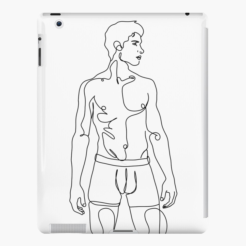 Shawn - One Line Art, Naked Man Line Art, Printable Wall Art, Art Print,  Nude Line Art Man, Male Sketch Art, Nude Gay Art, Line Drawing Male, Gay