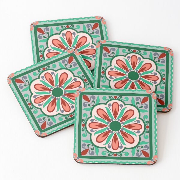 Item preview, Floral Tile Repeat Pattern   designed and sold by SemDesigns1.