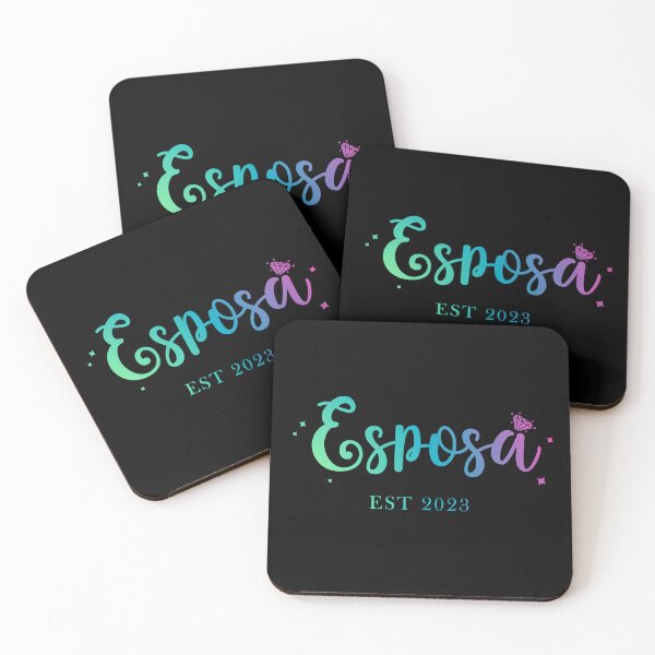 Item preview, Esposa est 2023 - green blue rainbow version - wife since 2023 - Bride to be 2023 designed and sold by ALLURE-minimal.