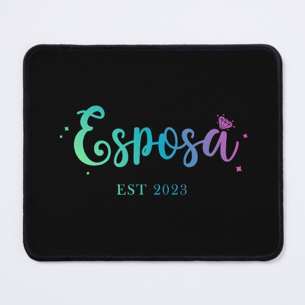 Item preview, Esposa est 2023 - green blue rainbow version - wife since 2023 - Bride to be 2023 designed and sold by ALLURE-minimal.