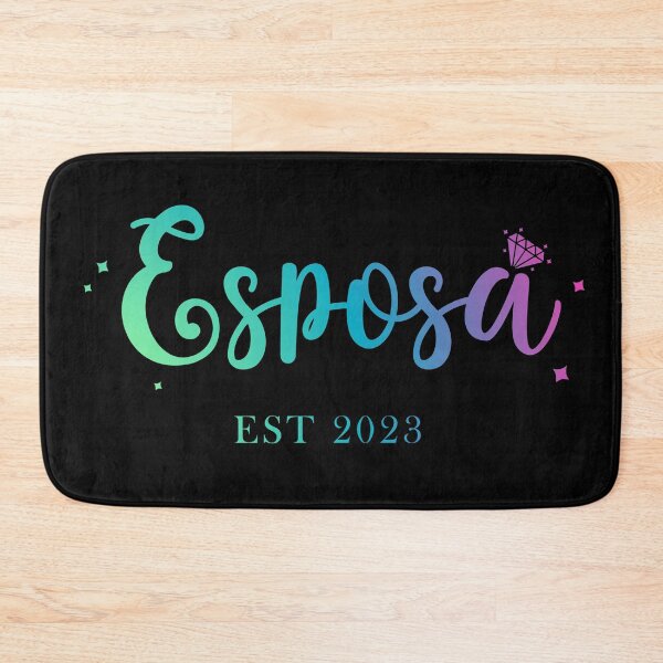Item preview, Esposa est 2023 - green blue rainbow version - wife since 2023 - Bride to be 2023 designed and sold by ALLURE-minimal.