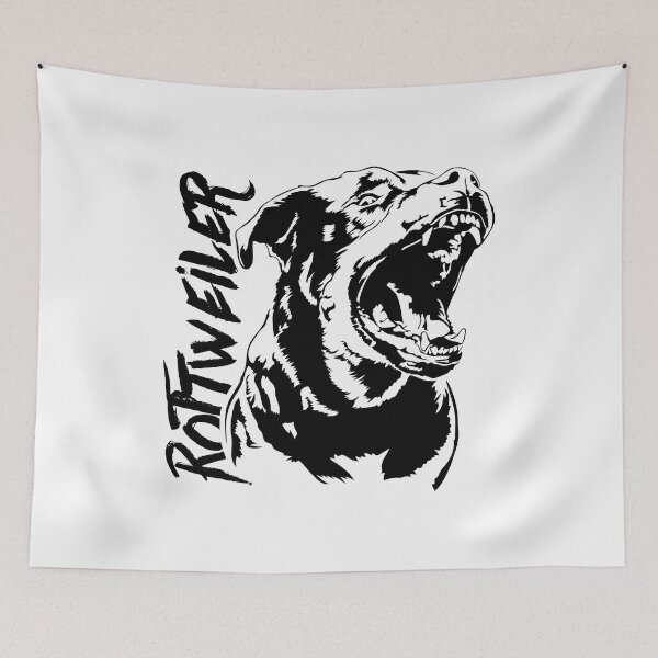 Item preview, Rottweiler Dog Rottie Portrait Dog Portrait designed and sold by dogarts.