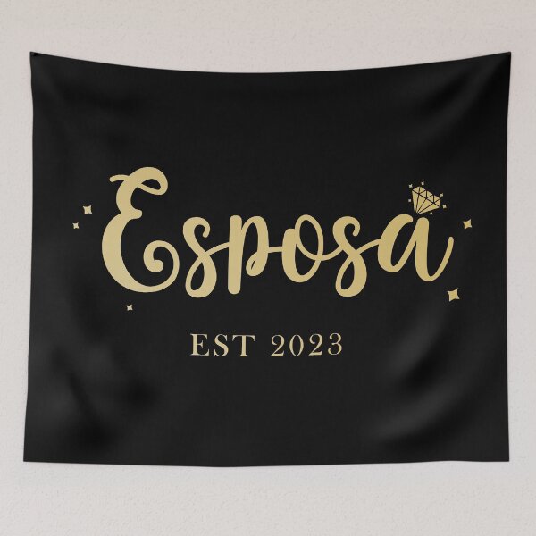 Item preview, Esposa est 2023 - versión dorada falsa - esposa desde 2023 - Bride to be 2023 designed and sold by ALLURE-minimal.